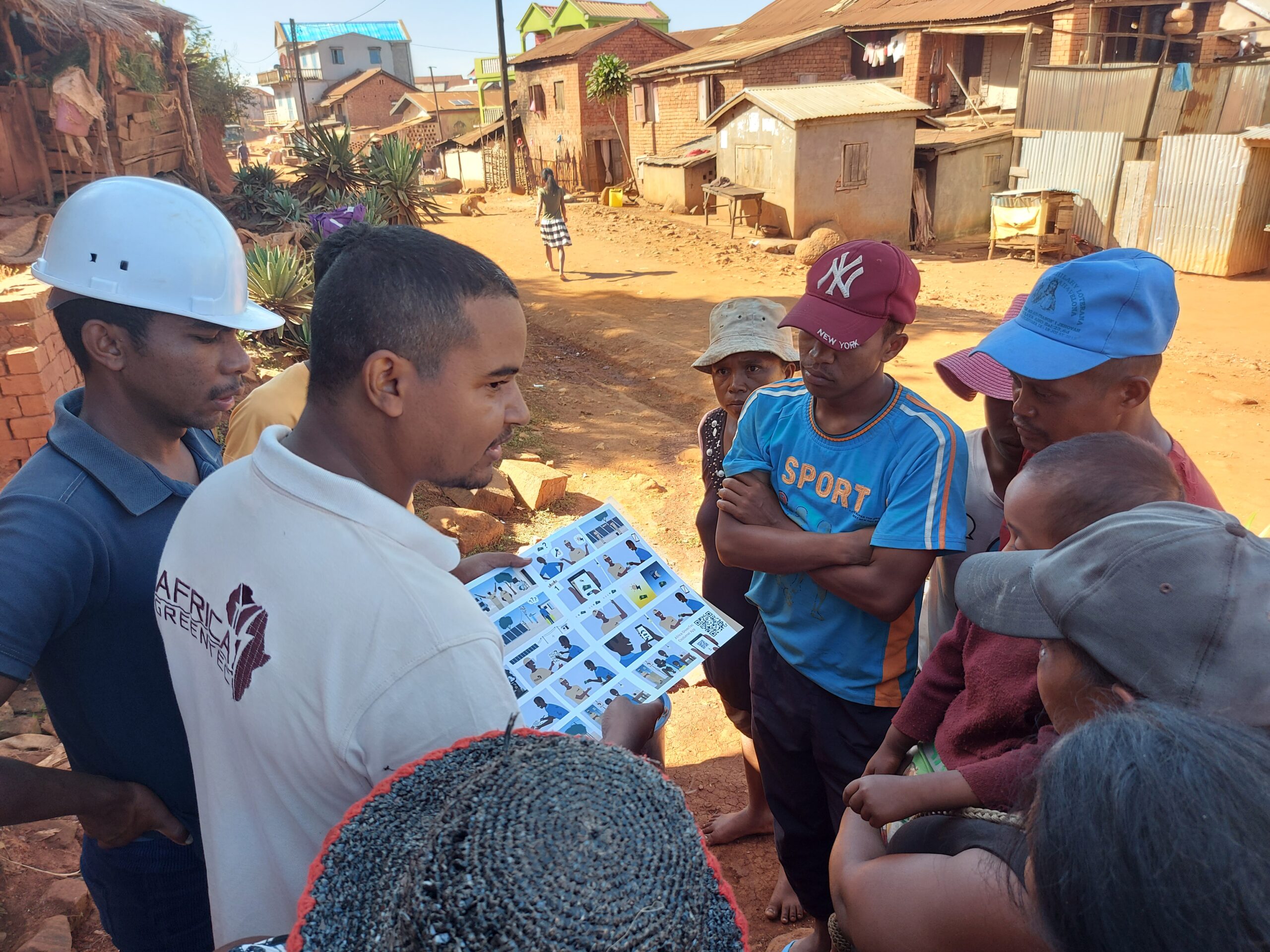 Kommunikation_im_Dorf_Madagaskar